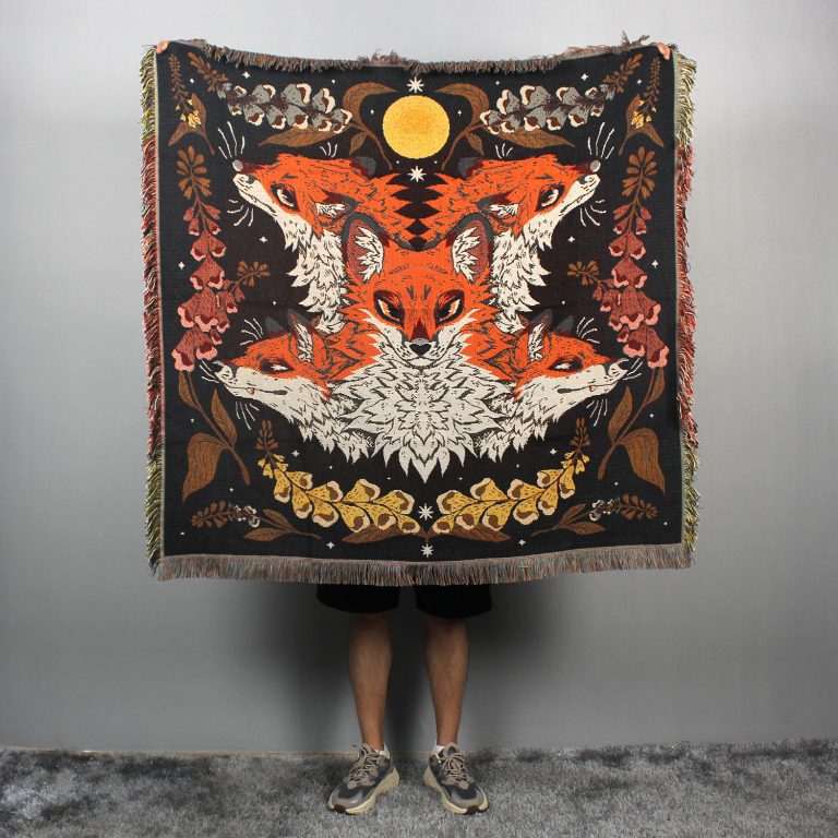 woven tapestry blanket-woven blanket custom design-jacquard woven rugs ...