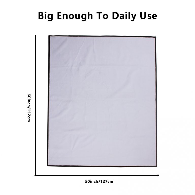 Crushed Velvet Blanket50×60 white blankets sublimationsublimation