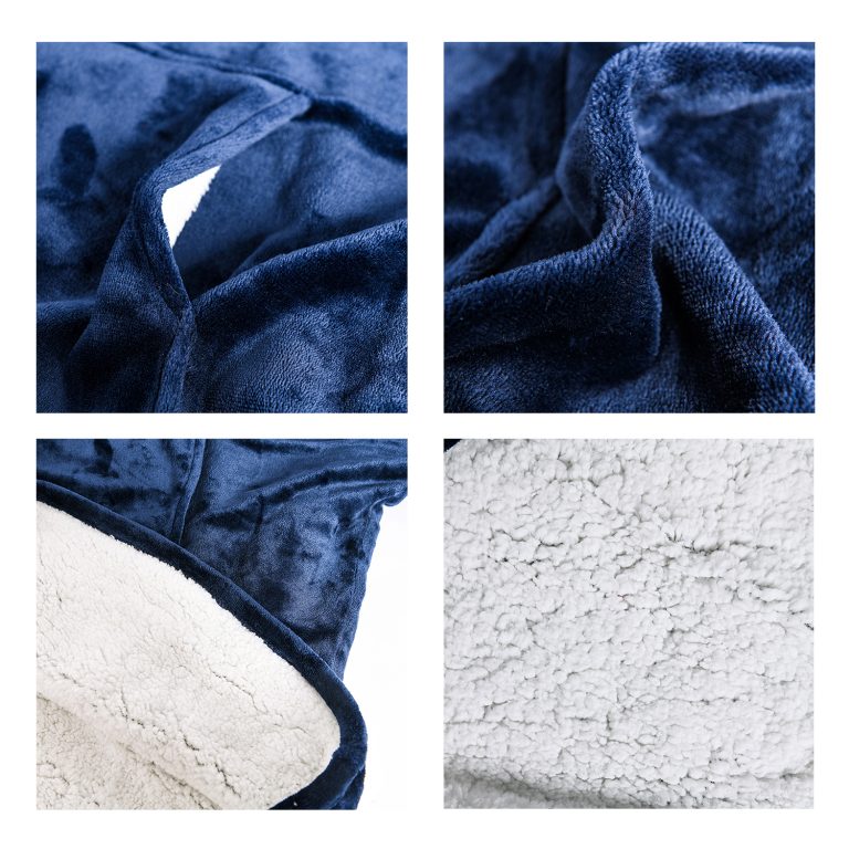 wearable blanket hoodie sherpa oversized hoodiecustom hoodie blanket