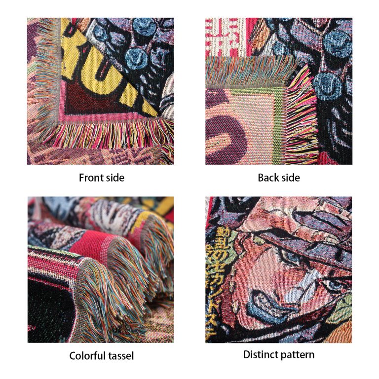 woven tapestry blanketwoven blanket custom designjacquard woven rugs