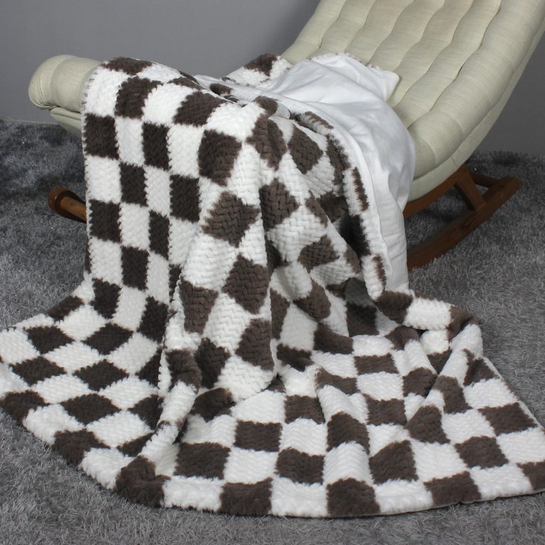 luxury pv printed rabbit faux fur blanketluxury faux fur sofa blanket