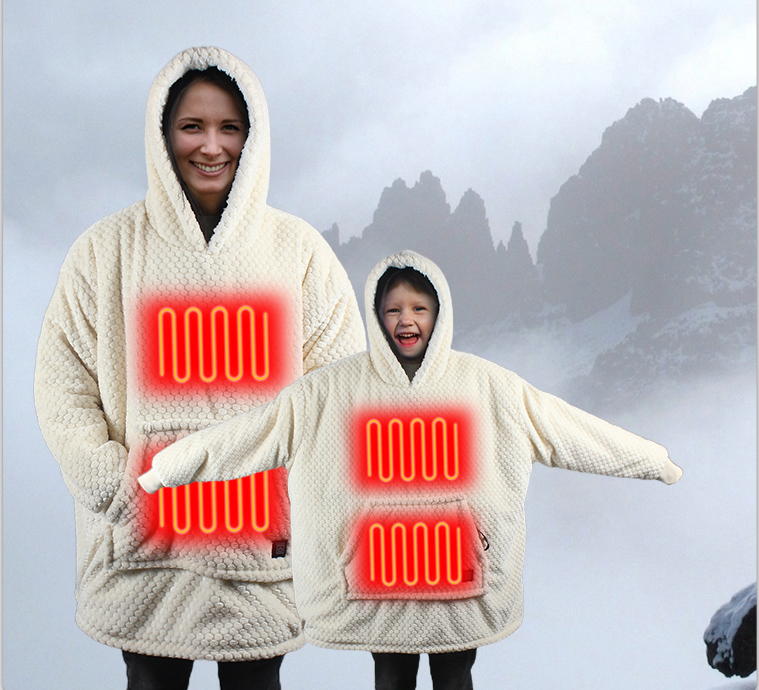 electric heated oversized hoodie blanketheated hoodie blanketelectric