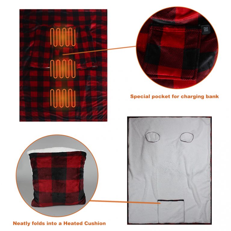 electric heating blanket with sleeves Dotex