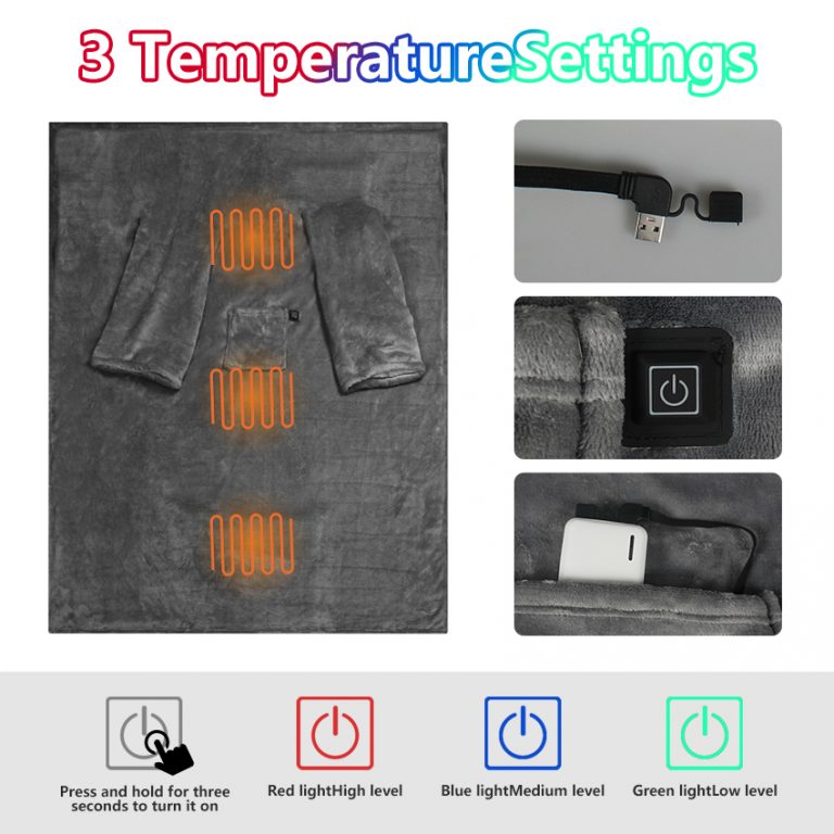 electric heating blanket with sleeves Dotex