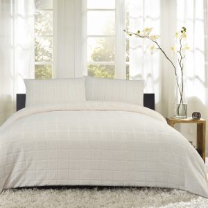 Bedding Set4 white fleece bedding set