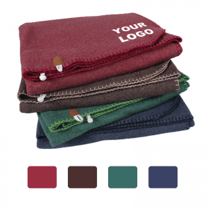 Promotion Products3 custom logo Fleece Wearable Blanket
