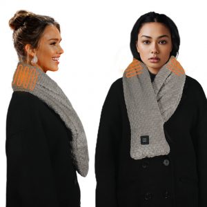 Heating Products7 gray heated scarf